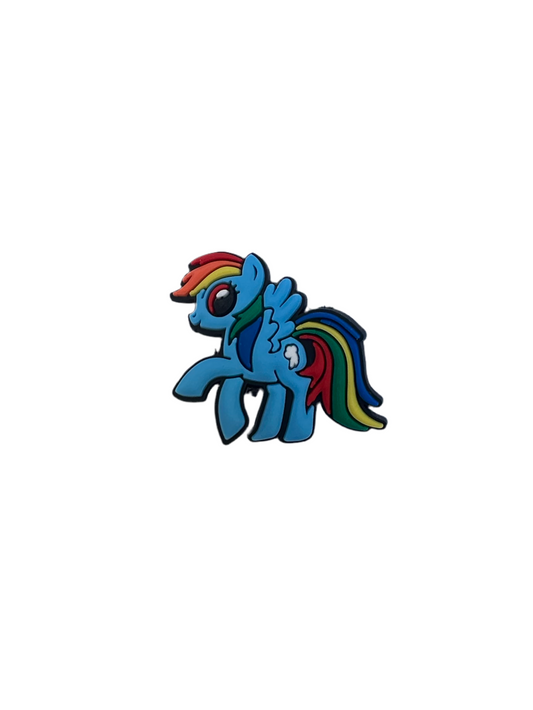 Rainbow Dash Croc Charm