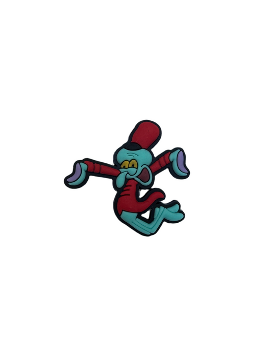 Squidward Croc Charm