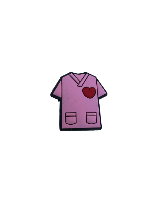 Pink Healthcare Croc Charm