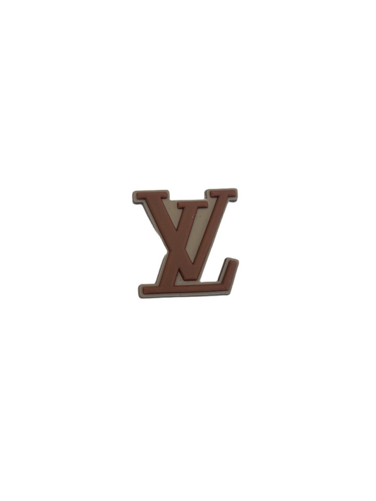 Brown LV Croc Charm