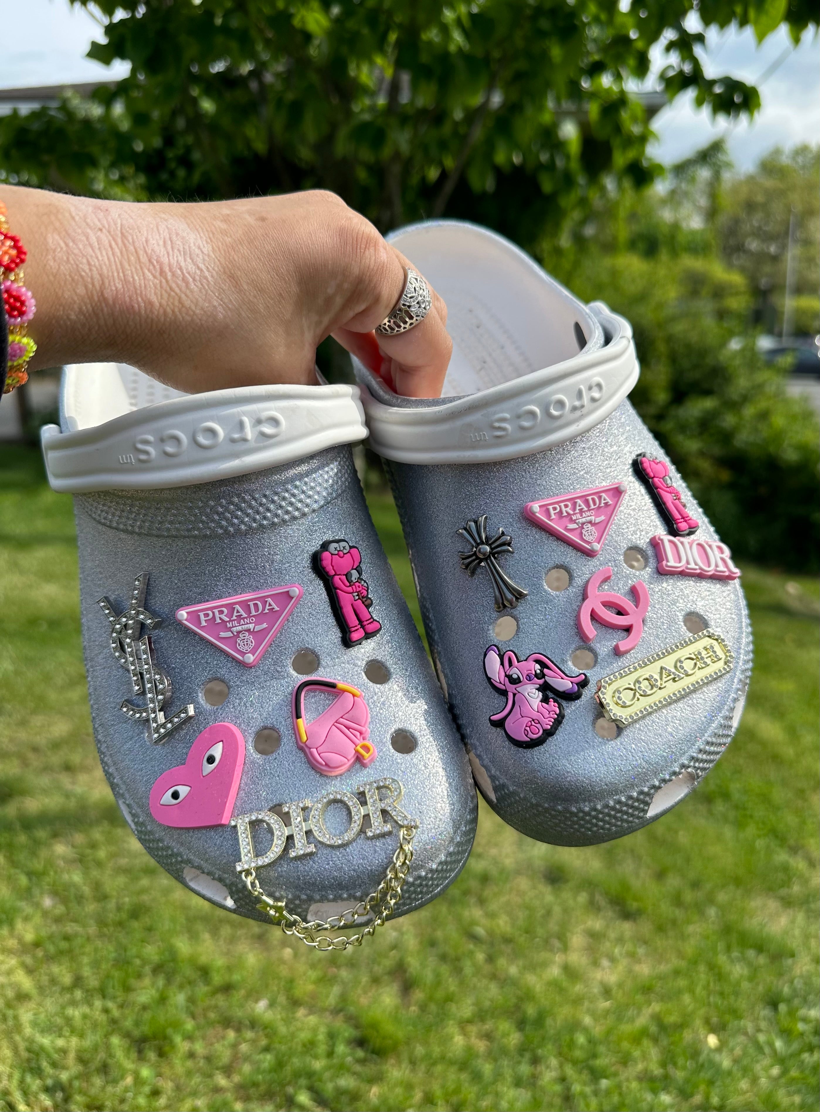 Metal Bling Coach Charm