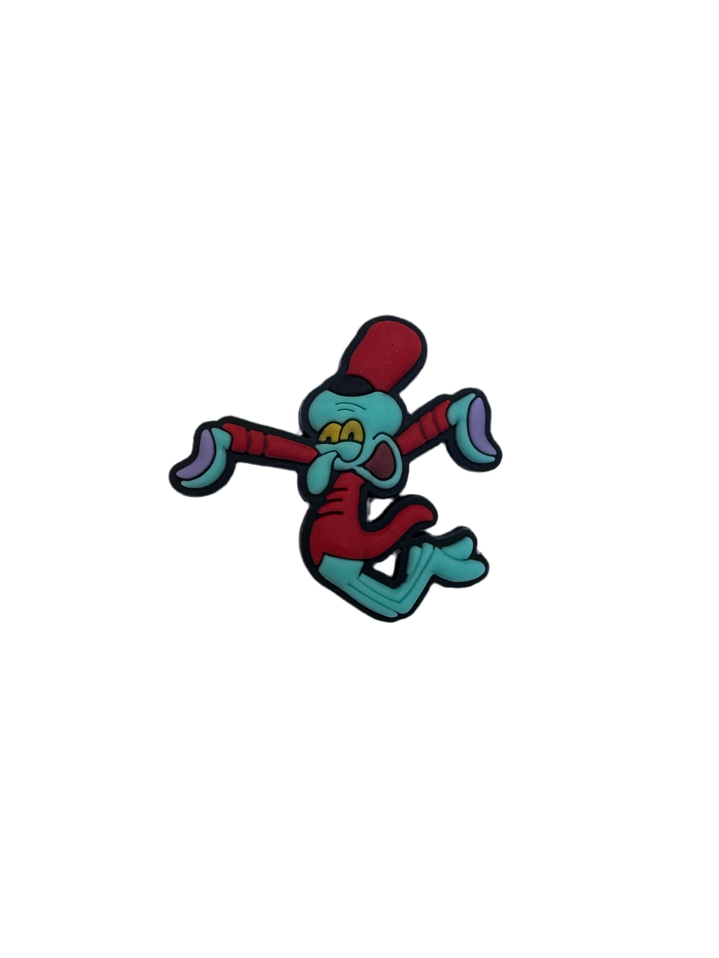 Squidward Croc Charm
