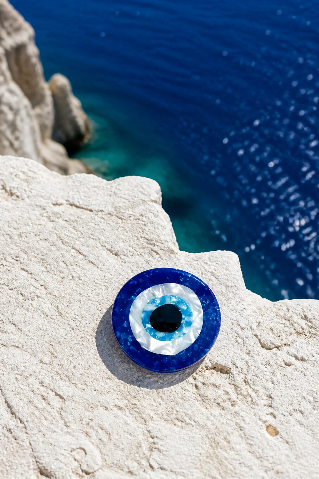 XL Evil Eye Claw Clip