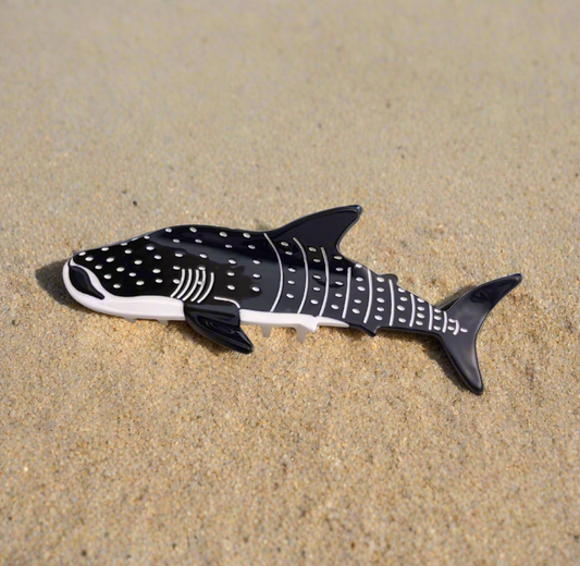 Nero the Black Whale Shark Claw Clip