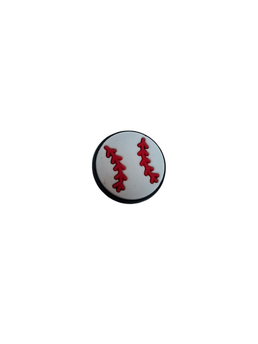 Baseball Croc Charm