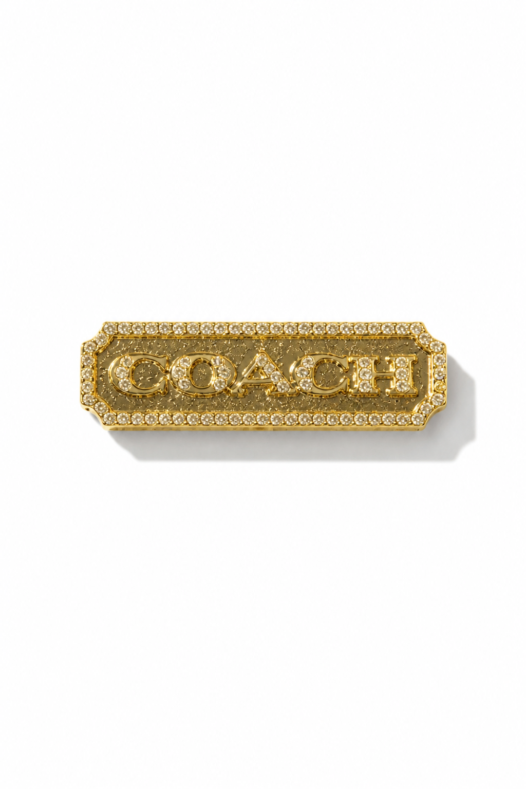 Metal Bling Coach Charm